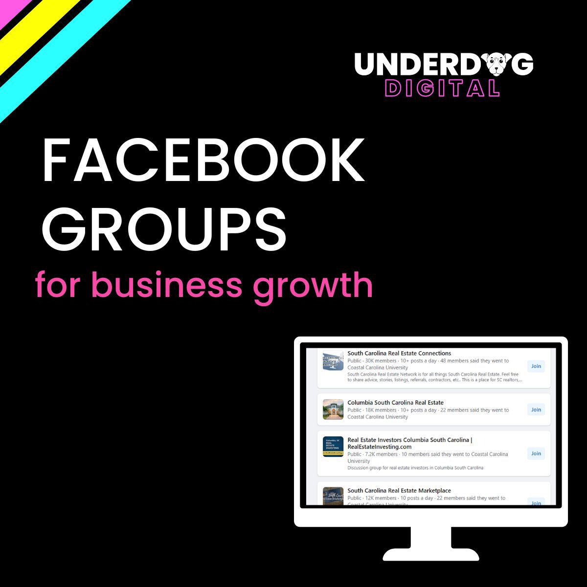 How to Get High ROI from Facebook Groups for Small Businesses | Underdog Digital